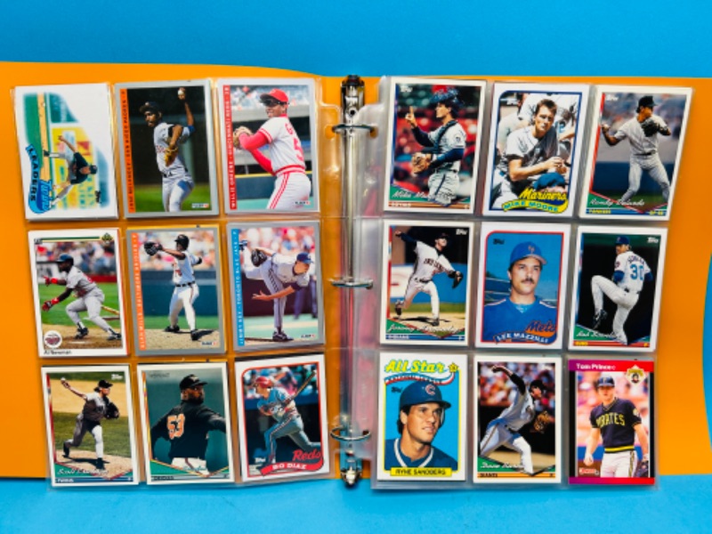 Photo 3 of 698655…216 mixed baseball trading cards in binder 