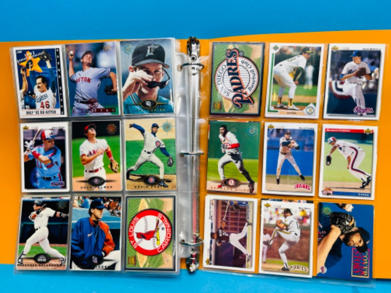 Photo 8 of 698655…216 mixed baseball trading cards in binder 