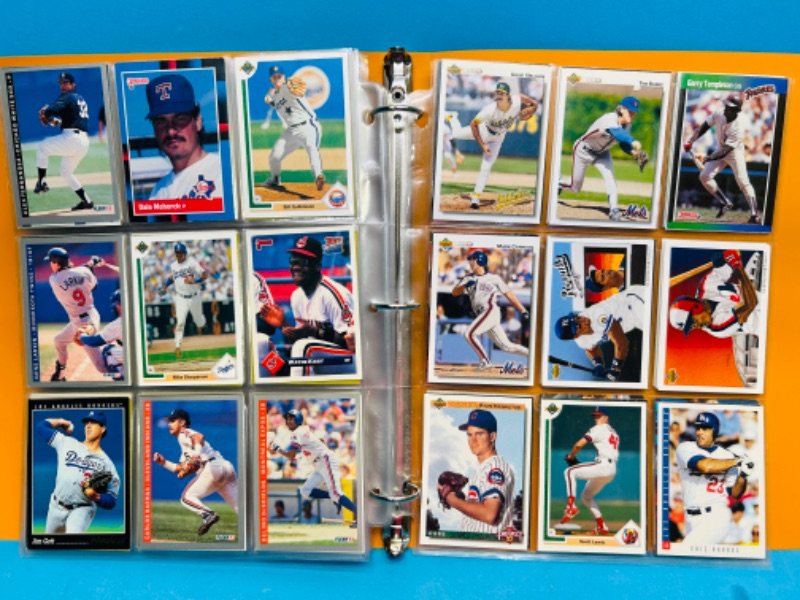 Photo 10 of 698655…216 mixed baseball trading cards in binder 