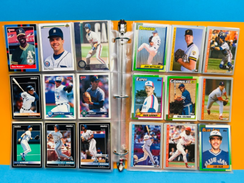 Photo 9 of 698655…216 mixed baseball trading cards in binder 