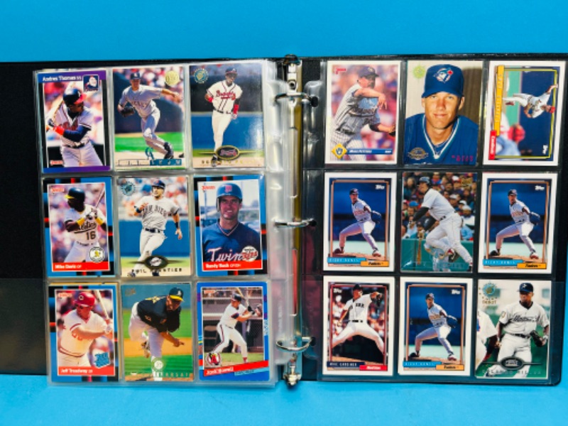 Photo 9 of 698656…180 mixed baseball trading cards in binder 