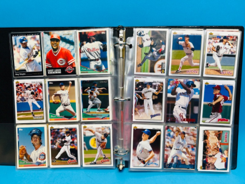 Photo 3 of 698656…180 mixed baseball trading cards in binder 