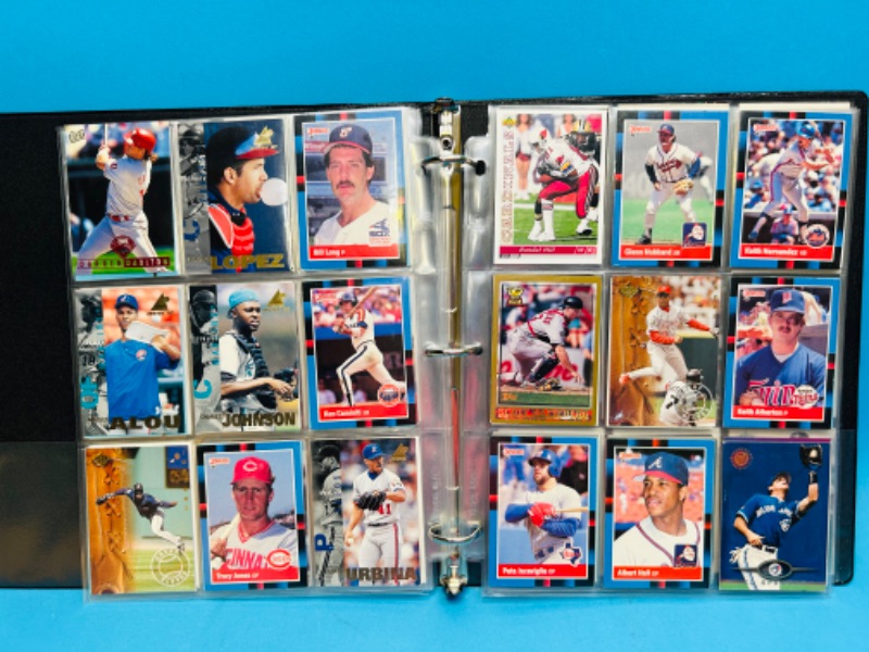 Photo 8 of 698656…180 mixed baseball trading cards in binder 