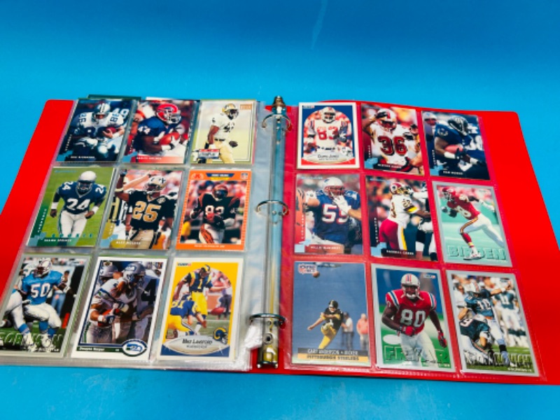 Photo 7 of 698657…216 mixed football trading cards in binder 