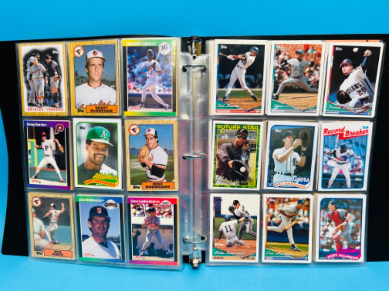 Photo 8 of 698659…180 mixed baseball trading cards in binder 