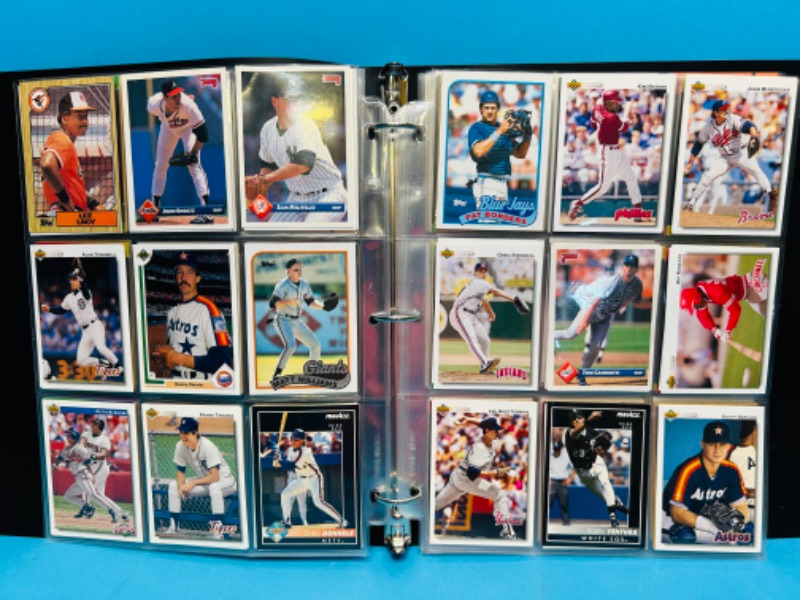 Photo 9 of 698659…180 mixed baseball trading cards in binder 