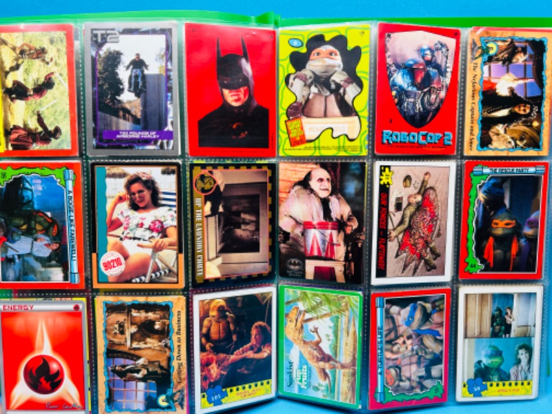 Photo 7 of 698681…180 mixed character and comic trading cards in binder