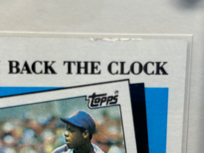 Photo 4 of 698705…Dwight Gooden turn back the clock card 661  in hard plastic case-damage 