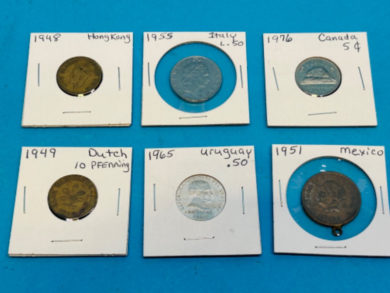 Photo 1 of 698725…circulated foreign coins 