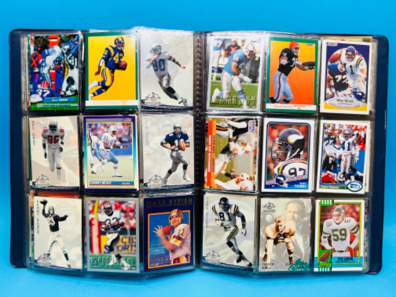 Photo 7 of 698731…216 mixed football cards in binder