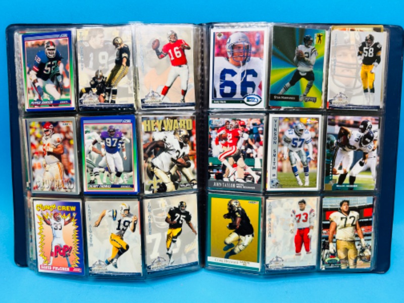 Photo 2 of 698731…216 mixed football cards in binder