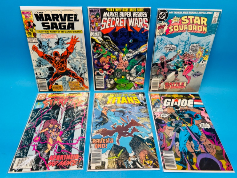 Photo 1 of 698733… 6 older comics in plastic sleeves 