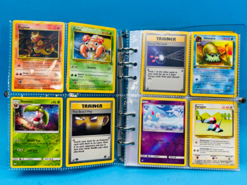 Photo 1 of 698747…80 mixed Pokémon cards in binder - various dates