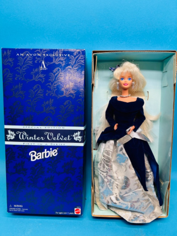 Photo 1 of 698772…Avon winter velvet Barbie doll