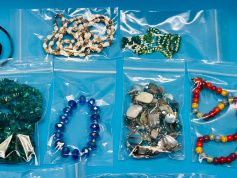 Photo 1 of 698778…vintage clip earrings and costume necklaces and pieces 