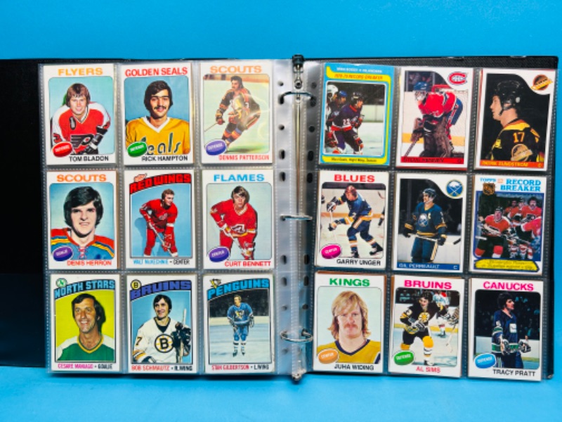 Photo 6 of 698801…252 vintage hockey cards from late 1970’s in binder 