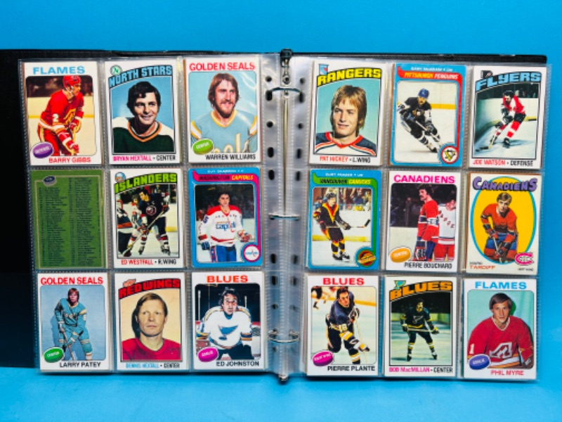 Photo 11 of 698801…252 vintage hockey cards from late 1970’s in binder 