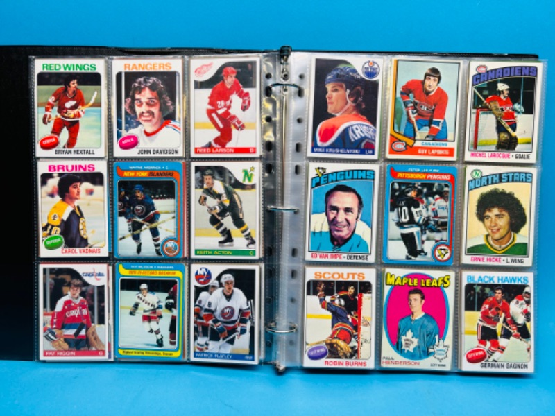 Photo 5 of 698801…252 vintage hockey cards from late 1970’s in binder 