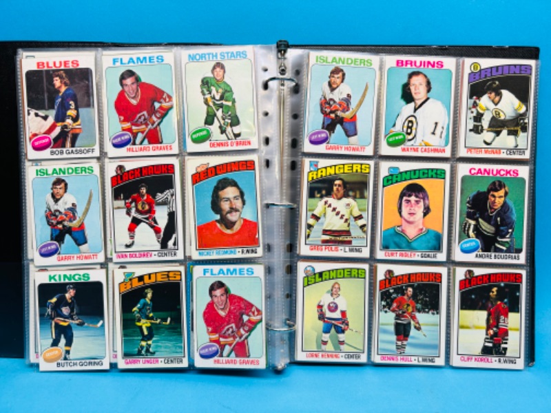 Photo 10 of 698801…252 vintage hockey cards from late 1970’s in binder 