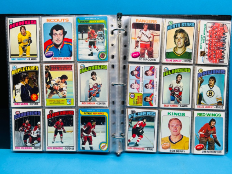 Photo 2 of 698801…252 vintage hockey cards from late 1970’s in binder 