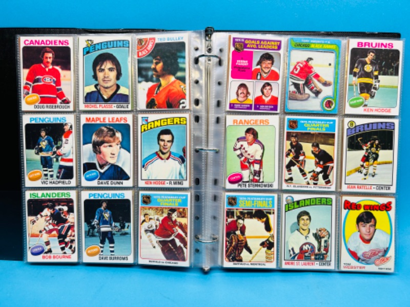 Photo 9 of 698801…252 vintage hockey cards from late 1970’s in binder 