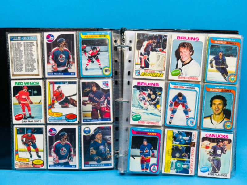 Photo 10 of 698802… 252 vintage hockey cards from late 1970’s in binder 