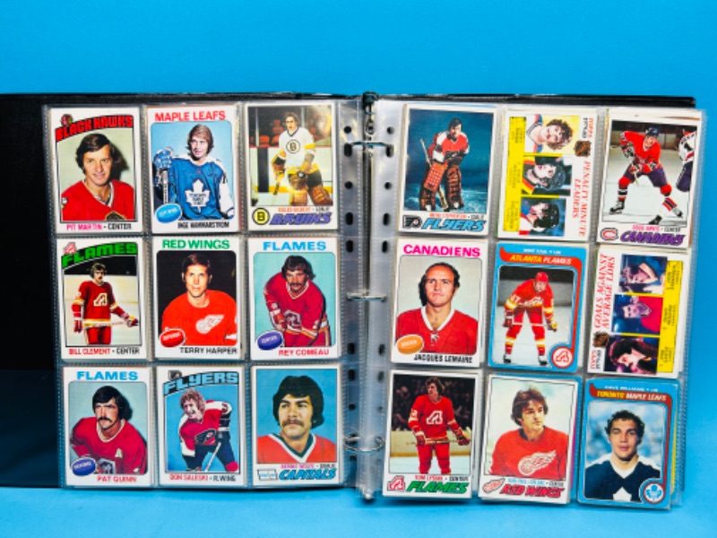 Photo 3 of 698802… 252 vintage hockey cards from late 1970’s in binder 