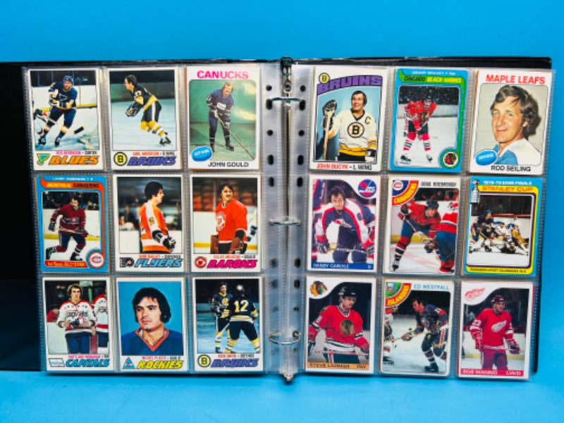 Photo 9 of 698802… 252 vintage hockey cards from late 1970’s in binder 