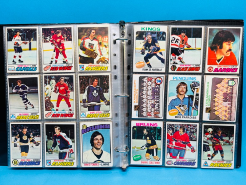 Photo 13 of 698802… 252 vintage hockey cards from late 1970’s in binder 