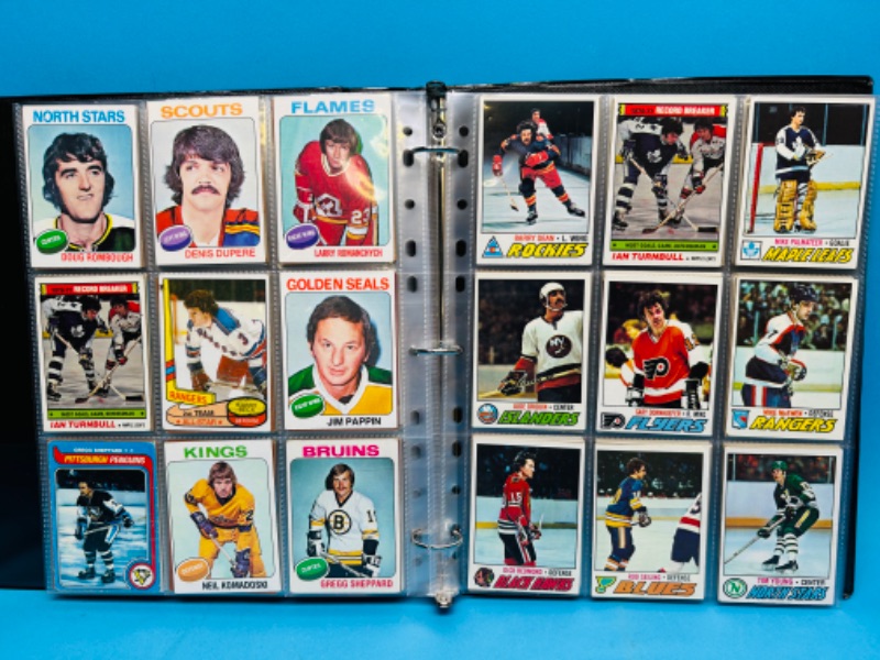 Photo 12 of 698802… 252 vintage hockey cards from late 1970’s in binder 