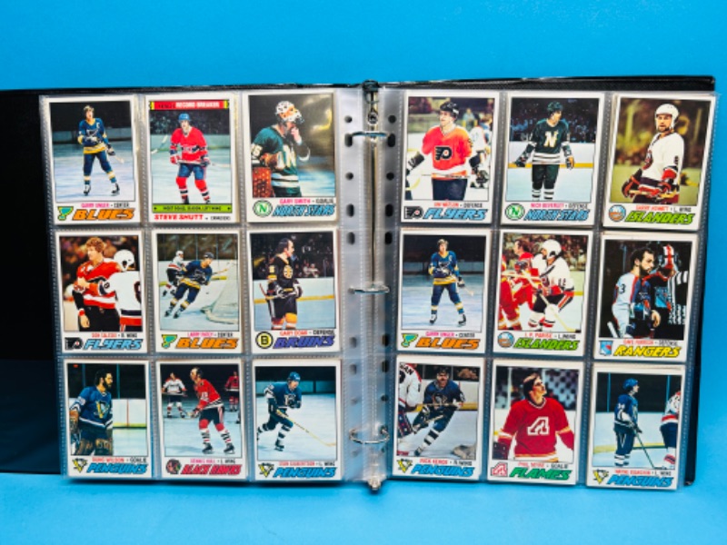 Photo 11 of 698802… 252 vintage hockey cards from late 1970’s in binder 