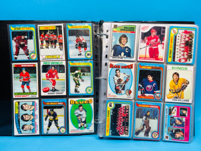 Photo 1 of 698802… 252 vintage hockey cards from late 1970’s in binder 