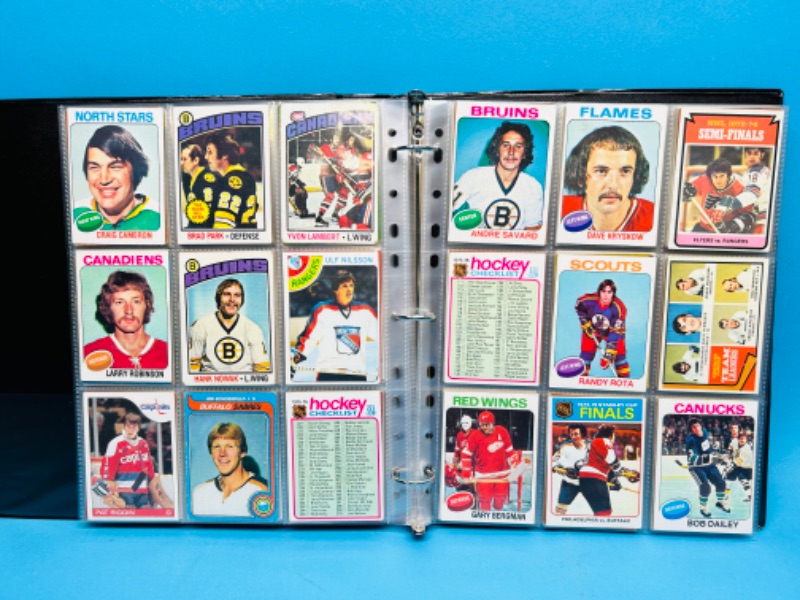 Photo 5 of 698802… 252 vintage hockey cards from late 1970’s in binder 