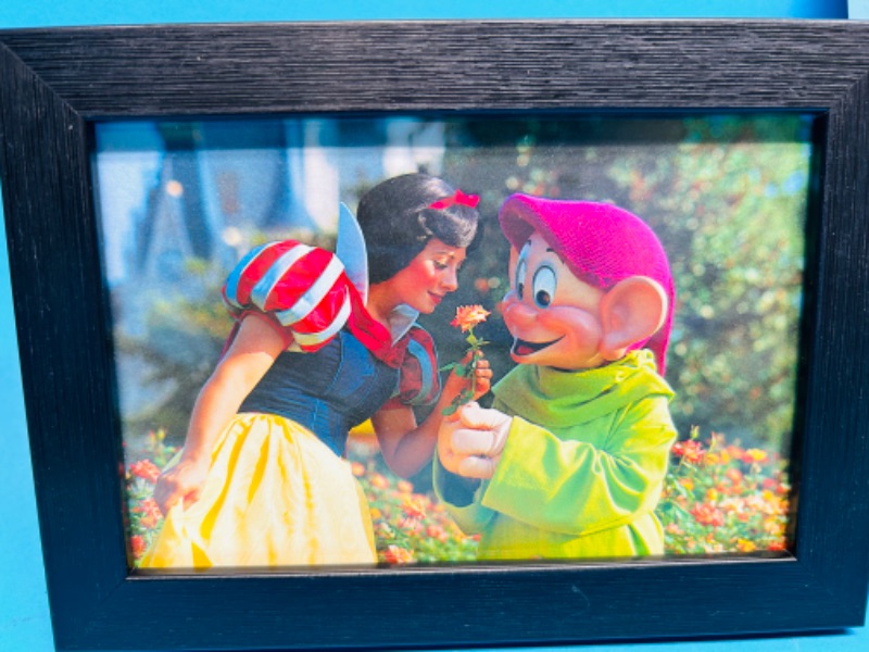 Photo 1 of 698807… 2 framed vintage Disney postcards 