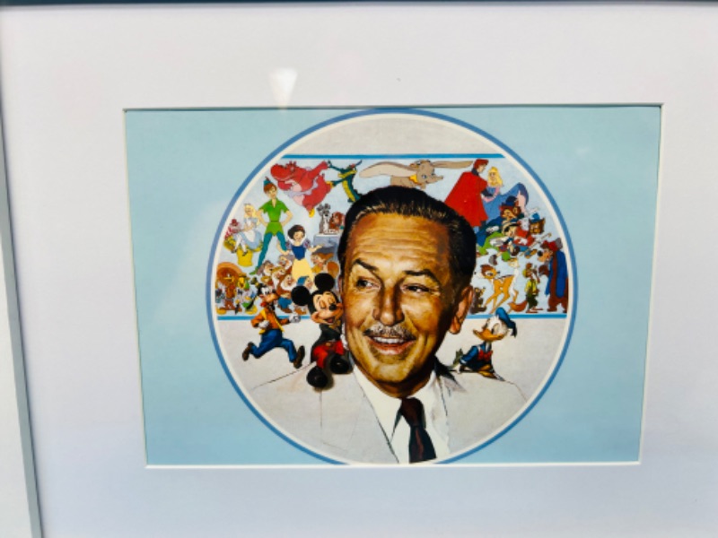 Photo 5 of 698808… 2 framed vintage Disney postcards 