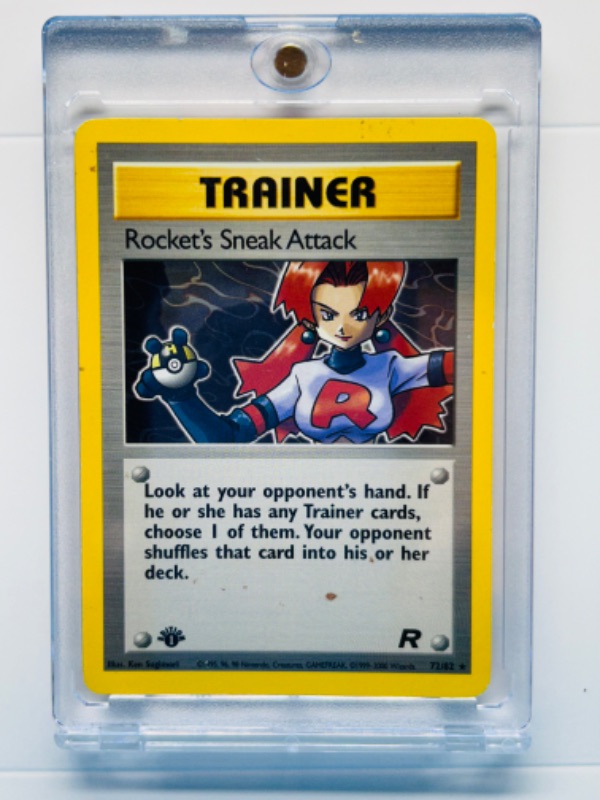 Photo 1 of 698831…Pokémon trainer card 72/82 in hard plastic case 