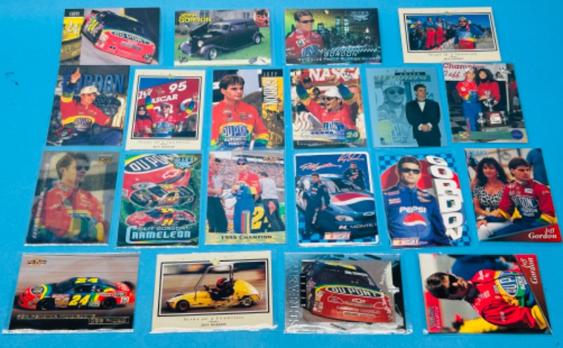 Photo 1 of 698835…20 NASCAR Jeff Gordon trading cards in plastic sleeves 