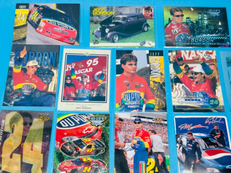 Photo 3 of 698835…20 NASCAR Jeff Gordon trading cards in plastic sleeves 