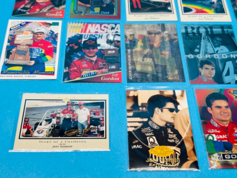 Photo 5 of 698836…20 NASCAR Jeff Gordon trading cards in plastic sleeves 