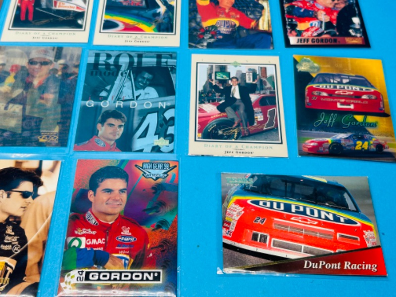 Photo 2 of 698836…20 NASCAR Jeff Gordon trading cards in plastic sleeves 