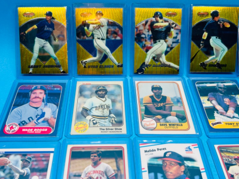 Photo 5 of 698842… 15 Baseball trading cards in hard plastic sleeves 