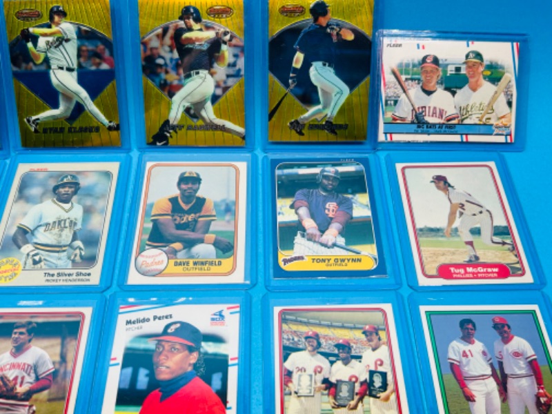 Photo 4 of 698842… 15 Baseball trading cards in hard plastic sleeves 