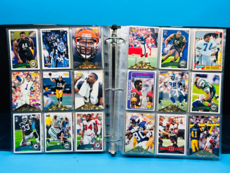 Photo 8 of 698869…306 mixed football trading cards in binder 