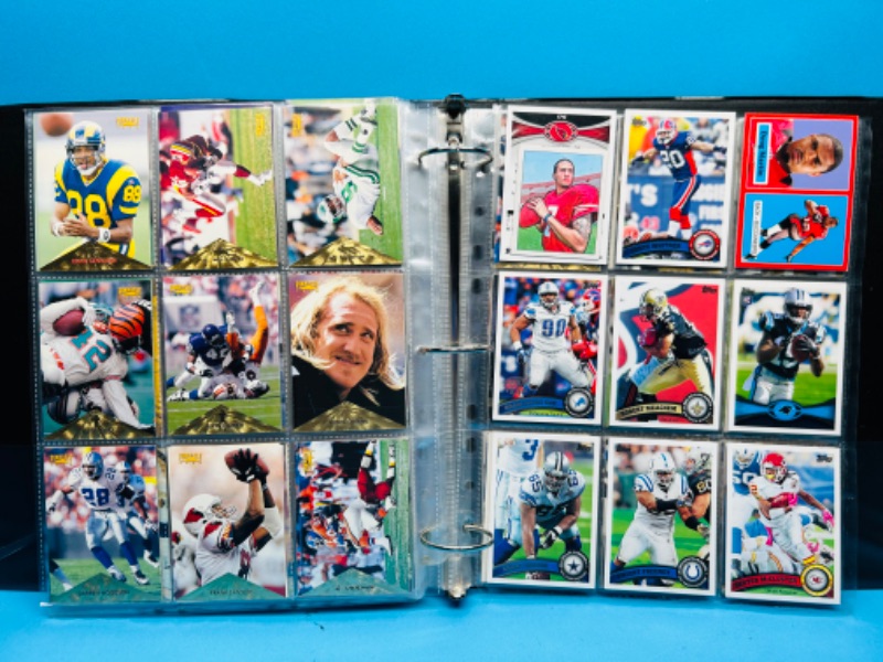 Photo 3 of 698869…306 mixed football trading cards in binder 