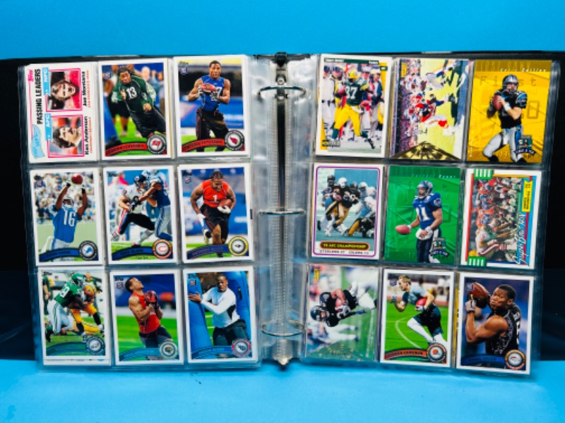 Photo 6 of 698869…306 mixed football trading cards in binder 