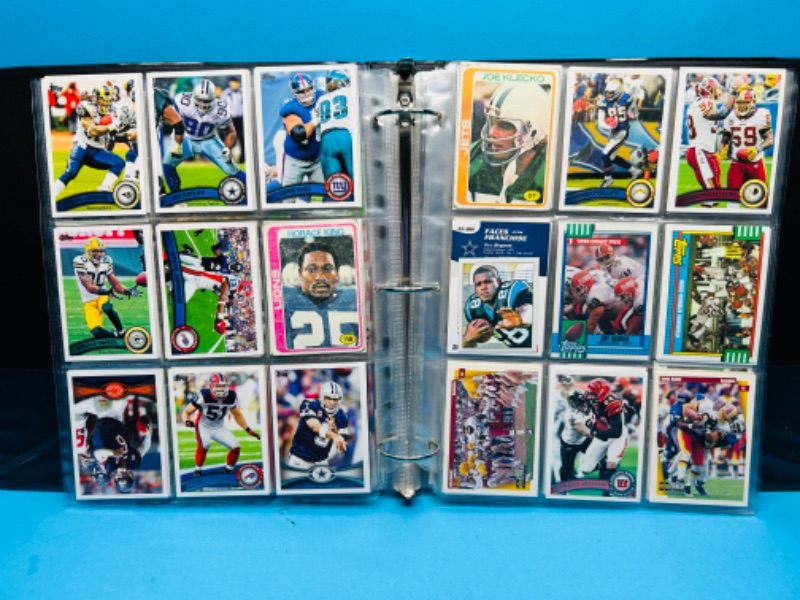 Photo 5 of 698869…306 mixed football trading cards in binder 