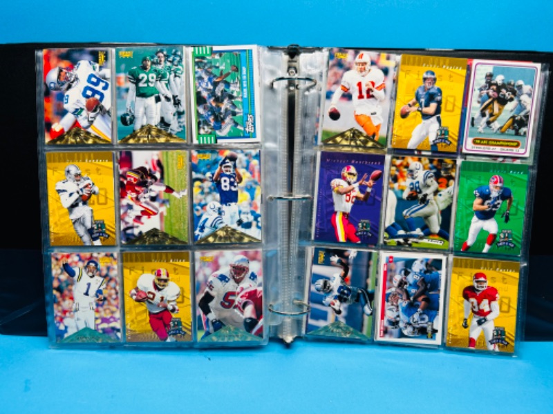 Photo 10 of 698869…306 mixed football trading cards in binder 