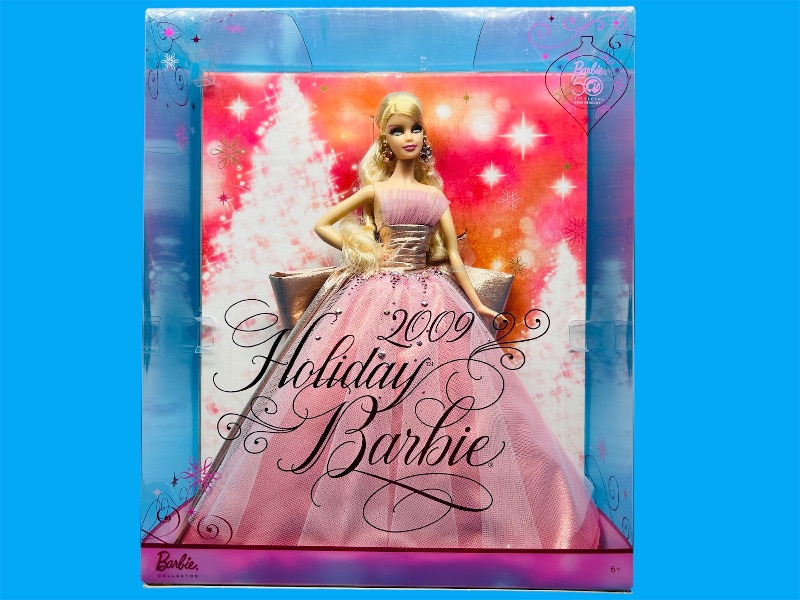 Photo 3 of 698870…Barbie 2009 holiday 50th anniversary doll