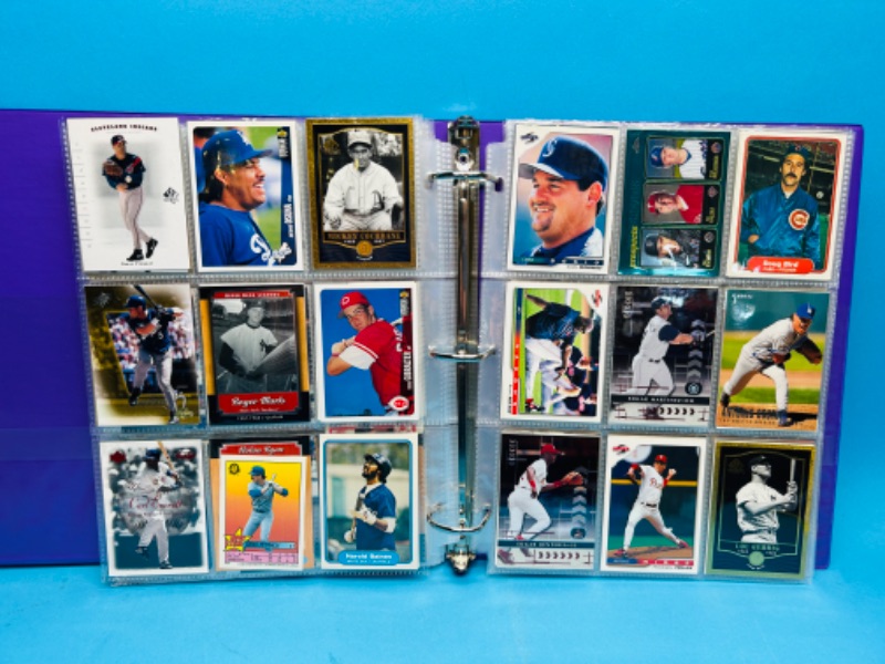 Photo 4 of 698885…342 mixed baseball trading cards in binder 