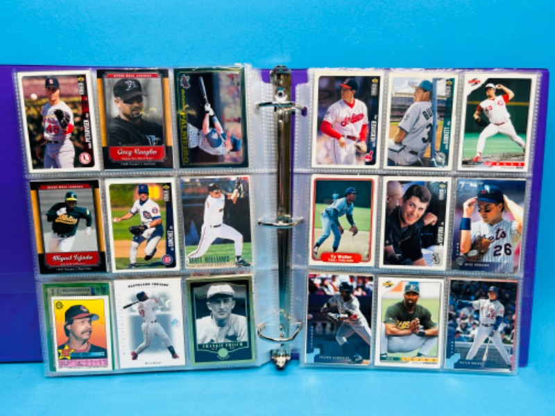 Photo 11 of 698885…342 mixed baseball trading cards in binder 